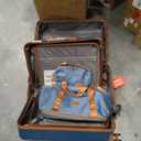 5 Piece Luggage Sets with Spinner Wheels, Hardshell ABS Suitcase Set with Tsa Lock, Lightweight Hardside Waterproof Travel Suitcases for Men Women, Navy (20"/24"/28")