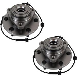 Autoround 515125 2 Pack [4WD/AWD] Front Wheel Bearing and Hub Assembly fit for 2008-2012 Nissan Titan/Armada, 08-10 Infiniti QX56, 6 Lug W/ABS