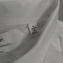 Calvin Klein Men's Slim Fit Non Iron Solid French Cuff Dress Shirt (16" Neck 34"-35" Sleeve, White)