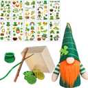 39 Pcs DIY Leprechaun Trap Kit St. Patrick's Day Decorations How to Catch a Leprechaun Trap Craft Kits Set for Classroom Home Irish Shamrock Party Supplies