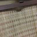 Furnnylane 3 Panel Short Room Divider Screen,Brown Freestanding Partition,Small Bamboo Panel Divider for Room Seperation,3.95 FT Tall