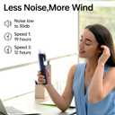 JISULIFE Portable Handheld Fan, Mini 3 In 1 with Rechargeable Battery, Personal Pocket Fan for Travel, Outdoor, USB Power Bank, Flashlight, Essential Ideal Gifts for Summer/Concert/Vacation - Blue