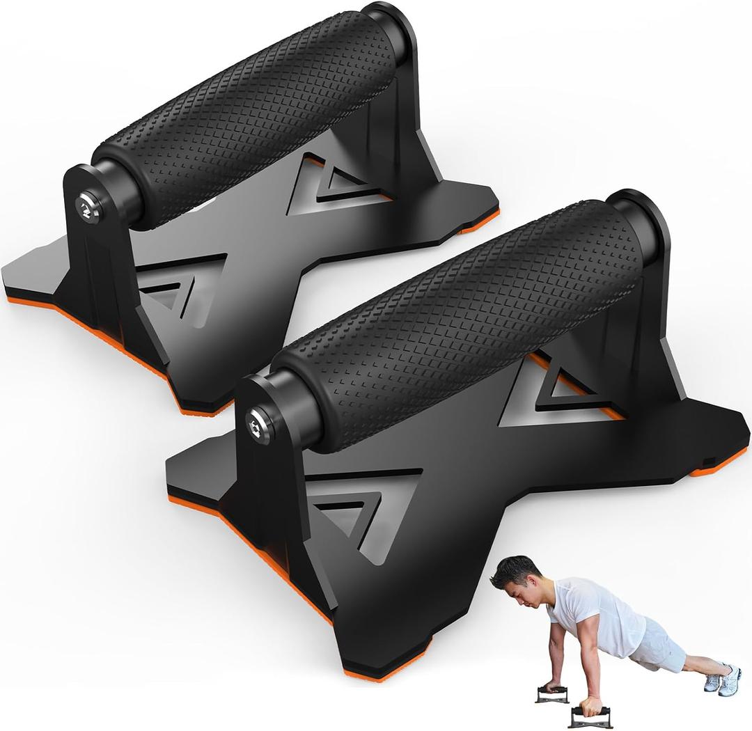 Fitarc Push Up Bars, Heavy Duty Steel Push Up Handles with Non-Slip Base | 660 LBS Weight Capacity; Comfortable Grip; Home Gym Equipment