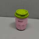 Travel Coffee Mug 10 oz Ceramic Lined Tumbler, Double Wall Stainless Steel Coffee Cup with Lid, Vacuum Spill Proof Mini Water Bottle, Insulated Thermal Mug for Home Office,Pink