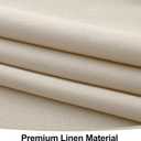 Smiry Rectangle Table Cloth Linen Textured, Waterproof Spillproof Anti-Wrinkle Burlap Tablecloth, Washable Decorative Fabric Table Cover for Dining, Party, Banquet, 52 x 70 Inch, Beige