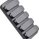 Adult Fidget Toys Metal Fidget Clicker with 3 Noise Levels Loud-Quiet EDC Fidget Toy for Adults Office Class Fidget Toys Relief Stress and Anxiety ADHD Approved (Black Nickle), Small
