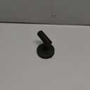 Stainless Steel Black Towel Hook for Bathrooms, Wall Mounted, Rust Resistant, 4 Hook, 35 Pounds Weight Capacity