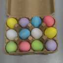 JOICEE 12 Pack Prefilled 3D Printed Easter Eggs with 3D Print Farm Animals, Mini 3D Printed Articulated Flexible Fidget Toys for Kids Boys Girls Easter Basket Stuffers Party Favors Easter Egg Hunt (Blue)