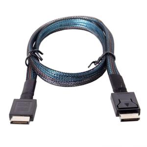 chenyang SFF-8611 Cable OCuLink PCIe PCI-Express 4.0 SFF-8611 4i Male to SFF-8611 Male Data Extension Cable 50cm for eGPU GPD Win Max2 External Graphics Card & SSD