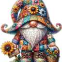 Wooden Jigsaw Puzzles, 300 Pieces Gnome Wooden Puzzles for Adults with Unique Shape, Large Wooden Puzzles with Exquisite Wooden Box Packaging