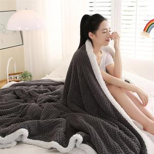 Sherpa Fleece Blankets,Soft Fuzzy Cozy Blanket, Thick and Warm Blanket for Winter, Soft Plush Blanket for All Seasons(I,200X230CM(78X90IN))