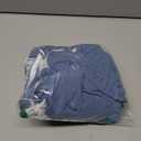 B2prity Women's One Piece Swimsuits Tummy Control Front Cross Bathing Suits Tie Back Slimming V Neck Swimwear (X-Large, Grey Blue Stripe)