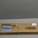 BATODA Set of 2 17" White Floating Shelves Wall Mounted for Bathroom  Wooden Decorative Wall Bookshelf - Storage Shelf Organizer for Home, Bedroom, Kitchen - Black Bracket, Shelving Mounting Included