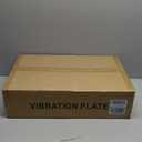 Vibration Plate Exercise Machine, Vibrating Plate Platform for Lymphatic Drainage with 200 Adjustable Speeds, Power Vibration Plate for Weight Loss & Fitness, Supports Weight 450 Lbs (Jet Black)