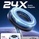 Car Phone Holder for Magsafe,[122+LBS Strongest Suction & 2400gf Magnetic],360 Adjustable,Phone Holders for Your Car,Car Phone Mount,Car Accessories for Your Car/Gym/Mirror Mount for iPhone&Android