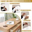 Ceremony Incense Holder,2Pack Wood Incense Holder for Sticks with Glass Ash Catcher,Incense Burner for Meditation Yoga Spa Room Decor