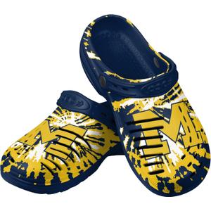 FOCO NCAA Mens Tie-Dye Clog with Strap (13-14)