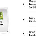 Modern Acrylic Photo Frame - Desktop/Free Standing (8.5x11)