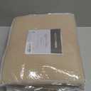 Madison Park 100% Egyptian Cotton Lightweight Summer Blanket, Breathable Waffle Knit Design, Soft Cozy All-Season Throw for Bed, Couch or Sofa, Khaki Taupe King Size (108"x90")