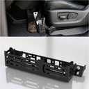 Front Seat Spacer Riser with Storage Basket for Toyota Tacoma, Rav4, Highlander, 4Runner, FJ Cruiser, and Lexus GX460 GX470, Adjustable Fit Steel Multi Mount Panel