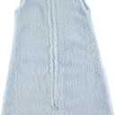 Hudson Baby Unisex Baby Plush Sleeping Bag, Sack, Blanket (18-24 Months, Powder Blue Sherpa)