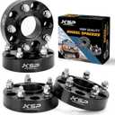 KSP 5x5 Wheel Spacers for Grand Cherokee 1999-2010,Wrangler 2007-2018,1.5" Thick 5x127mm Wheel Spacer with 71.5mm Bore 1/2-20 Stud Compatible with J-e/ep Commander XK,38mm Tire Spacer for WJ WK JK JKU (black)