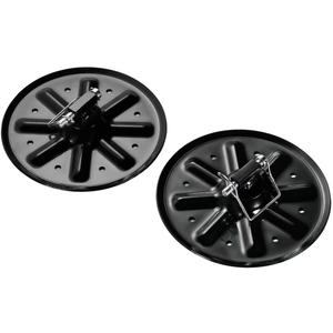 Qty (2) 314667 Replacement Jack Foot Pad with Attachment Pins,9" Diameter, 5th Wheel RV Landing Gear Foot Pad - 9" Round