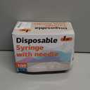 1ml/cc 29G 5/16 Inch Syringes, U-100 Scientific Lab Syringe, Individual Wrapped, 100 Pack
