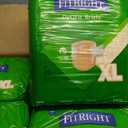 FitRight Adult Diapers, Extra+ Heavy Absorbency, XL (Waist Size 56in-64in), 80 Count, OptiFit Incontinence Briefs for Men and Women, Disposable, Moisture-Wicking, Leak Protection,