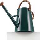 Metal Watering Can with Removable Spout, 1.5 Gallon Large Watering Cans for Plants, Galvanized Steel Gardening Water Can for Indoor & Outdoor Use, Watering Pot with Ergonomic Movable Handle(Green)