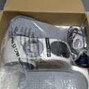 MERACH Under Desk Elliptical Machine, Leg Exerciser While Sitting for Seniors with Remote Control & 12-Speeds, Quiet Portable Electric Seated Pedal Exerciser Machine for Home Office