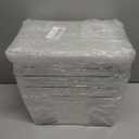 6 PCS Clear Plastic Storage Bins, 2-Sizes Stackable Storage Containers, Pantry Organizers and Storage with Handles, Perfect for Bathroom,Cabinet,Cupboard,Kitchen,Fridge,Closet Organization