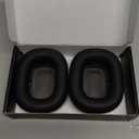 Lambskin Ear Pads for AirPods Max Headphones Sheepskin Leather Earpads Replacement with Memory Foam and Magnet Sweat Proof& Excellent Noise Isolation White (Silvery)