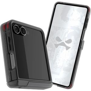 Ghostek Covert Clear Galaxy Flip 7 Case with Built-in Kickstand, MagSafe and Full Hinge Protection Designed for 2025 Samsung Galaxy Z Flip7 (6.9") (Smoke)