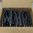 Travel Hangers Foldable Essentials for Camping Hotel RV Cruises Black