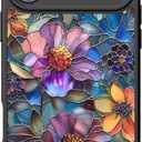 DEENAKIN for iPhone 17 Pro Max Case Cute,Aesthetic Floral Hard Shell,Compatible with Magsafe,Trendy Unique Cool Retro Coquette Protective Slim Phone Cover for Women Girls,Vibrant Defined Blossoms