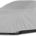 Covermates Contour Fit Car Cover - 3-Layer Construction, Mesh Vent, Elastic Hem, Vehicle Covers, Grey