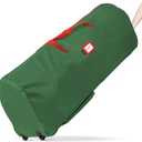 Handy Laundry Rolling Tree Storage Bag - For 9-Foot Artificial Christmas Holiday Tree. Zippered Bag, Carry Handles and Wheels for Easy Transport. Protects Against Dust, Insects, and Moisture. (GREEN)