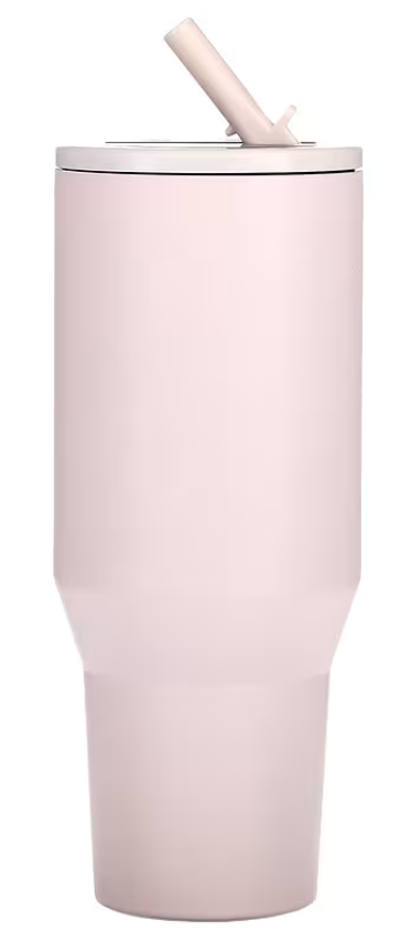 Traveler Tumbler, Pink Sand, 40 oz