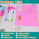 Epoxy Resin Mixer,Paint Mixer,Electric Stirrer Resin Mixer for Minimizing Bubbles, Epoxy Resin Mixer, Resin Stirrer for Resin, Silicone Mixing, DIY Crafts Tumbler (Rose Red)