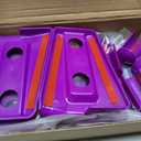 Door Hinge Cover Trim Exterior Accessories for Jeep Wrangler JK JKU Sport Rubicon Sahara X Unlimited 2-Door & 4-Door 2007-2018 (Purple 8PCS)