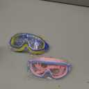Swim Goggles for Kids 3-15 with Earplugs Large Frame Anti-Fog/UV Swimming Goggles for Boys Girls Toddler 2PCS