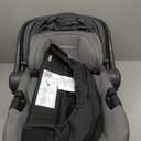UPPAbaby Aria V2 Lightweight Infant Car Seat - Just Under 6 lbs - Base with Load Leg + Infant Insert + All-Weather FootCover Included - Direct Stroller Attachment - Greyson (Charcoal Mlange)