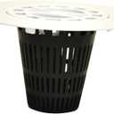 DANCO Hair Catcher for Stand-Alone Shower Drain Cover | 3-inch Shower Drain Openings | Strainer Snare | White (10533)