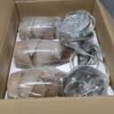 Mini Pendant Lights Kitchen Island Light Brown Glass Lamp Shade Hand Blown Glass Pendant Light with Brush Nickel Finish Adjustable Cord for Kitchen Over Sink, Dining Room (Light Brown-3P)