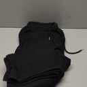 Trendy Queen Women's Cargo Sweatpants, Wide Leg Workwear Pants with Pockets & Elastic Waist, Casual Joggers for Travel (Medium, Black)