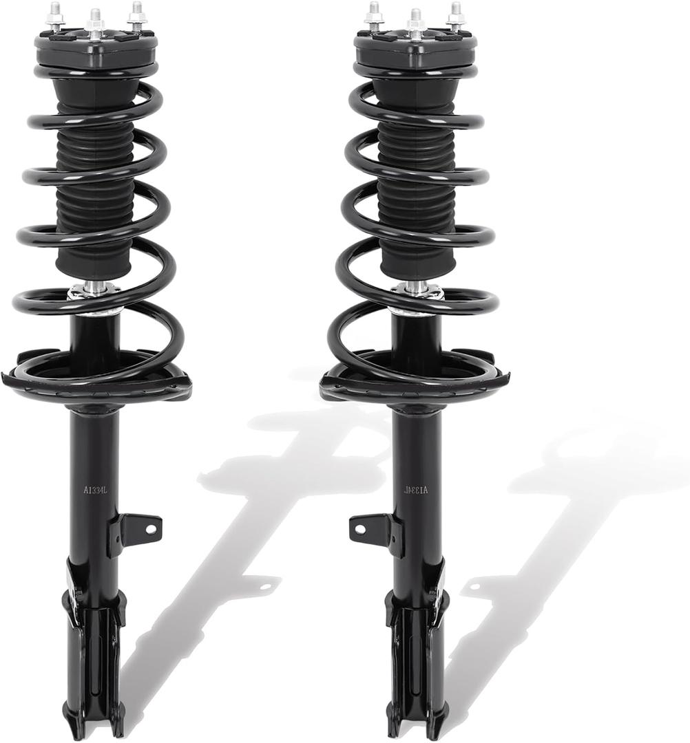 MOSTPLUS FWD Rear Complete Strut Assembly & Shock Absorber w/Coil Springs Compatible with Toyota 2008-2013 Highlander 2013-2015 Venza, Replace 172486 172485 (Set of 2)