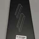 Love-KANKEI Floating Shelves Wall Mounted Set of 2, 17 Inch Rustic Wood Wall Shelves for Storage, Bedroom Living Room Bathroom Kitchen Office and More White