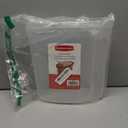Rubbermaid Flex and Seal Cereal Keeper, 1.5 Gallon, BPA-Free, Clear with Red Lid, Airtight