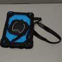 Case for iPad 9th Generation iPad Case 9th 8th 7th Generation iPad 10.2 Inch iPad 9th Gen Cover with Screen Protector Pen Holder TabletCases 360 Rotating Stand, Black Blue